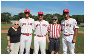 YD Red Sox players and host family